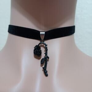 Gothic punk black wilted